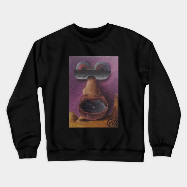 Floating Portrait Crewneck Sweatshirt by ManolitoAguirre1990